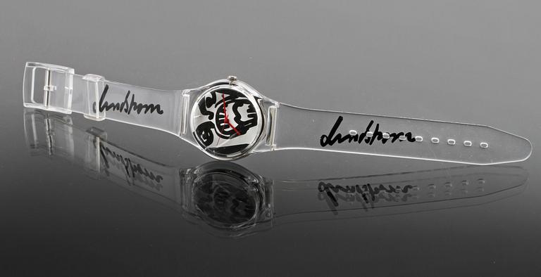 ARMBANDSUR, "Skriket", Bengt Lindström Collection, 2000.