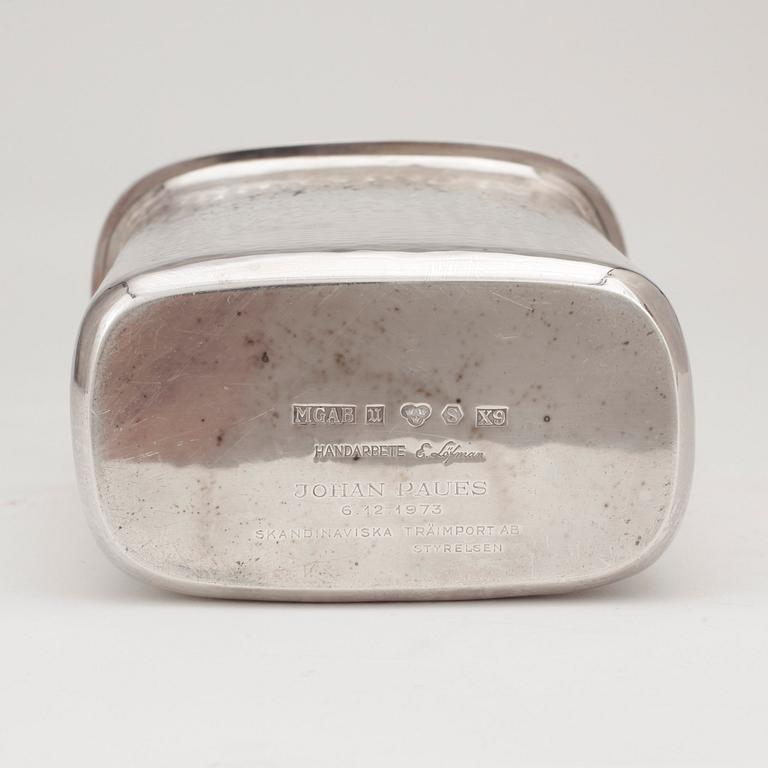 VAS, silver, MGAB, Uppsala, 1972. Vikt ca 415 g.