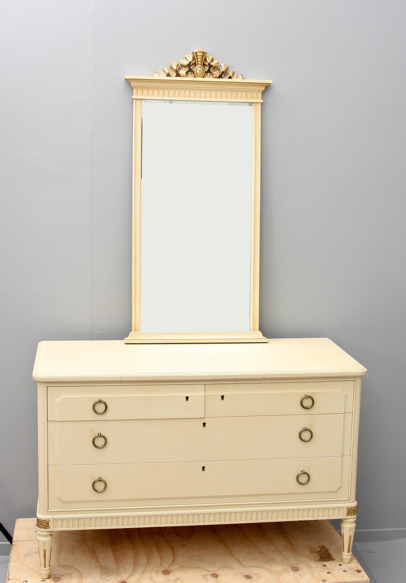 SOVRUMSMÖBLEMANG, 6 delar, Bodafors, 1900-tal.