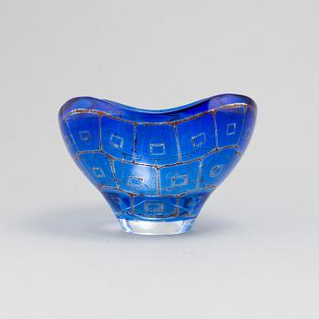 SVEN PALMQVIST, a "Ravenna" glass bowl, Orrefors, Sweden 1978.