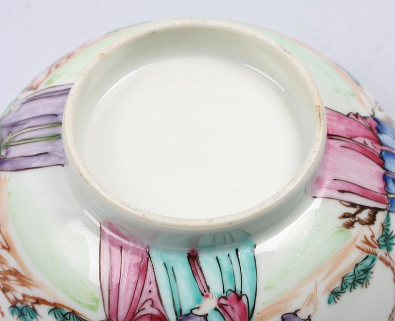 PARTI PORSLIN, 4 delar, 1700-1800-tal.