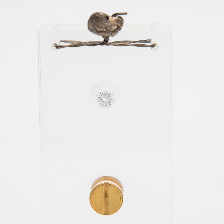DIAMANT, briljantslipad 0,71 ct F-G / (Top Wesselton) / VVS2.