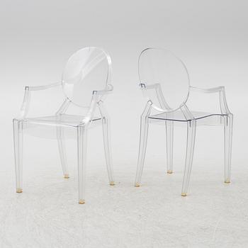 Philippe Starck, six 'Louis Ghost' armchairs, Kartell.