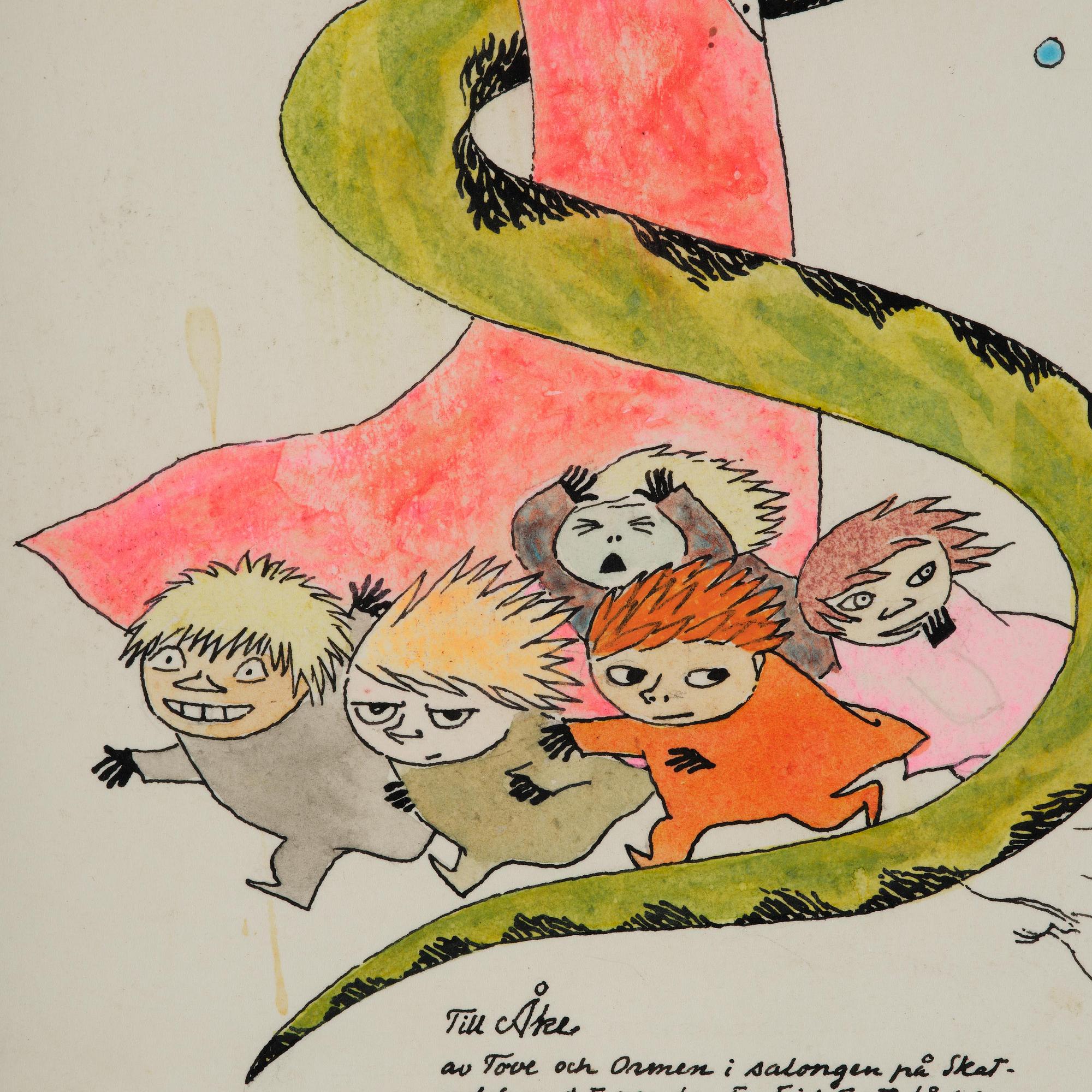 Tove Jansson, Fillyjonk with a snake.