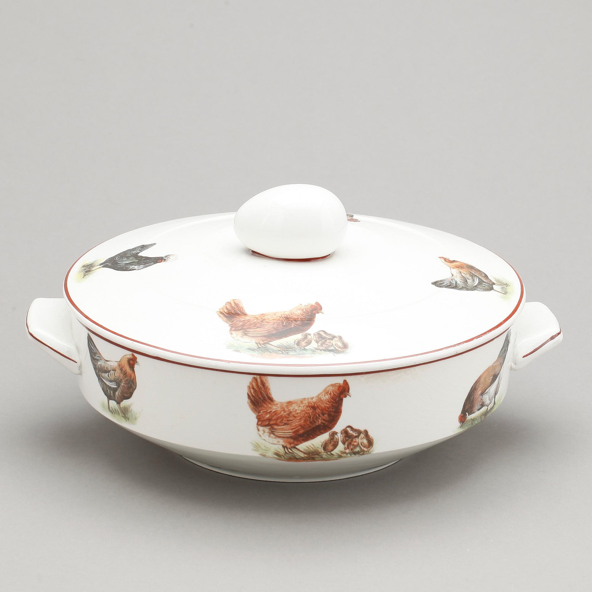 TERRIN för PÅSK, Gefle, 1920-tal, märkt undertill.