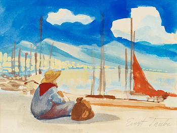 77. Evert Taube, "På stranden" (At the beach).