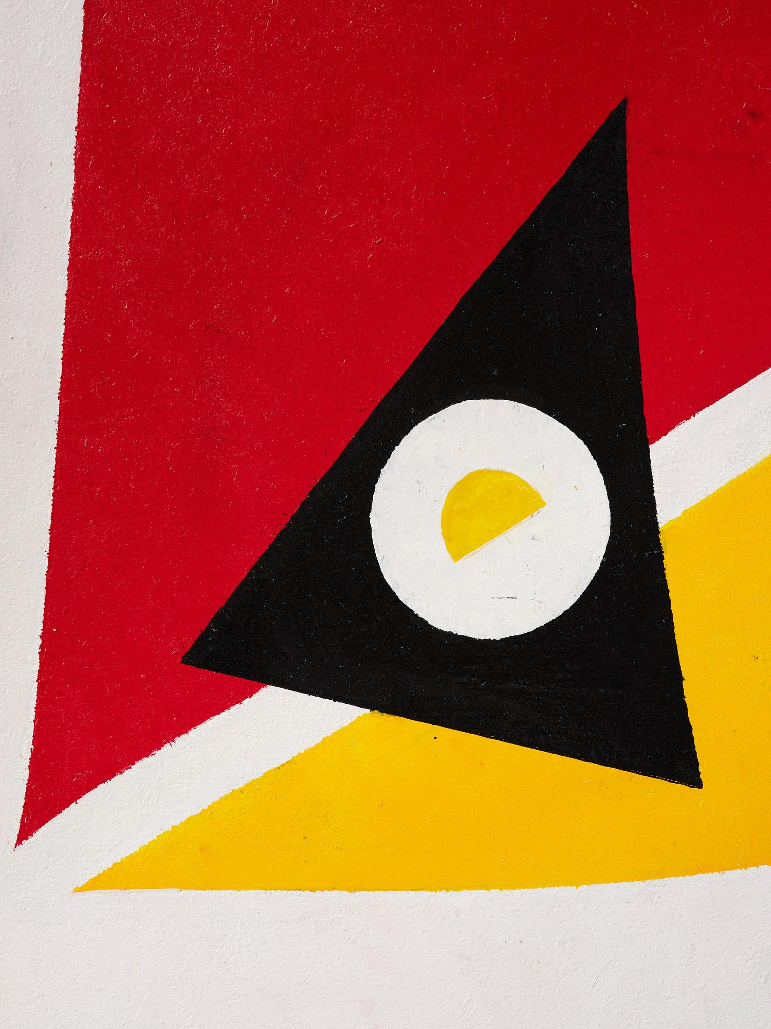 Harry Booström, Composition with Red and Yellow.