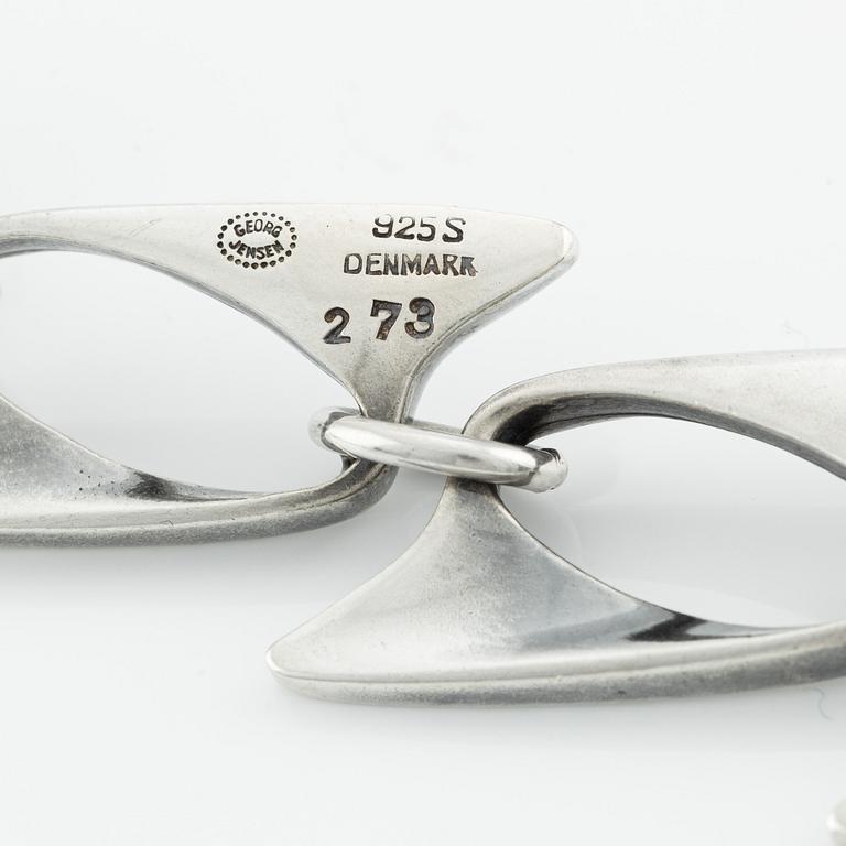 Collier, modell 273, sterlingsilver för Georg Jensen, Danmark efter 1945.