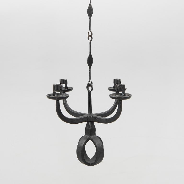 Bertil Vallien, chandelier, Kosta Smide, second half of the 20th century.