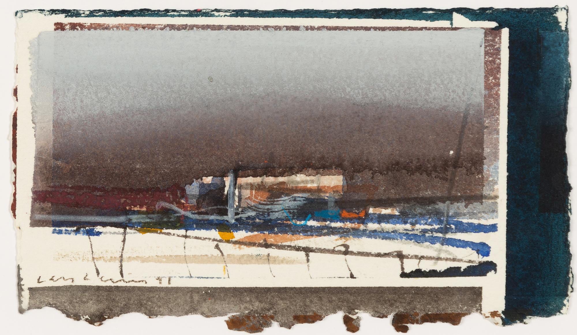 Lars Lerin, "Vinterlandskap".