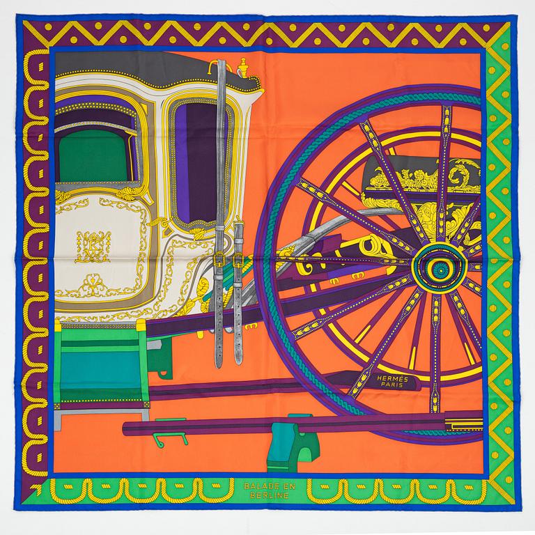 Hermés, scarf, "Balade en Berline".