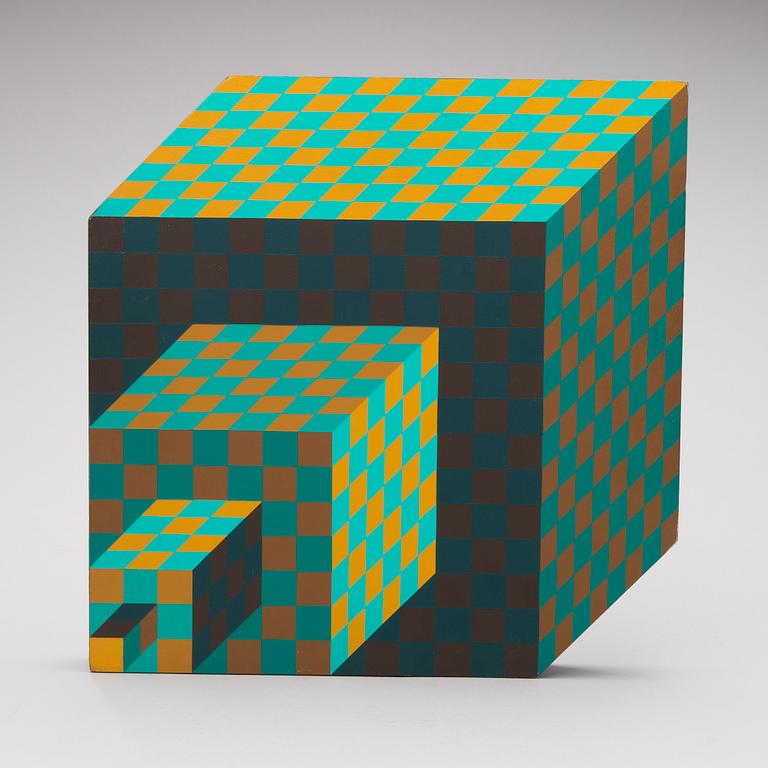 VICTOR VASARELY, "FELHOE".