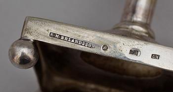 KALKAR, 2 st silver, bl.a. Simon Groth Köpenhamn 1871. Tot vikt ca 257 gram.