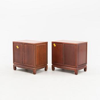 Side Tables/Bedside Tables, a Pair, China, Late 20th/Early 21st Century.