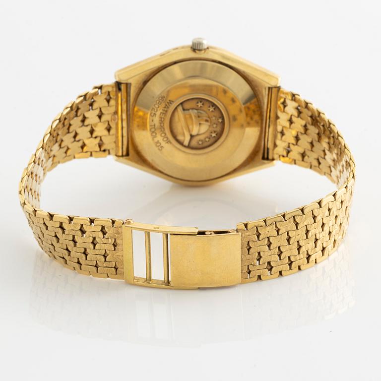 Omega, Constellation, "Pie-Pan OM Dial", armbandsur, 34 mm.