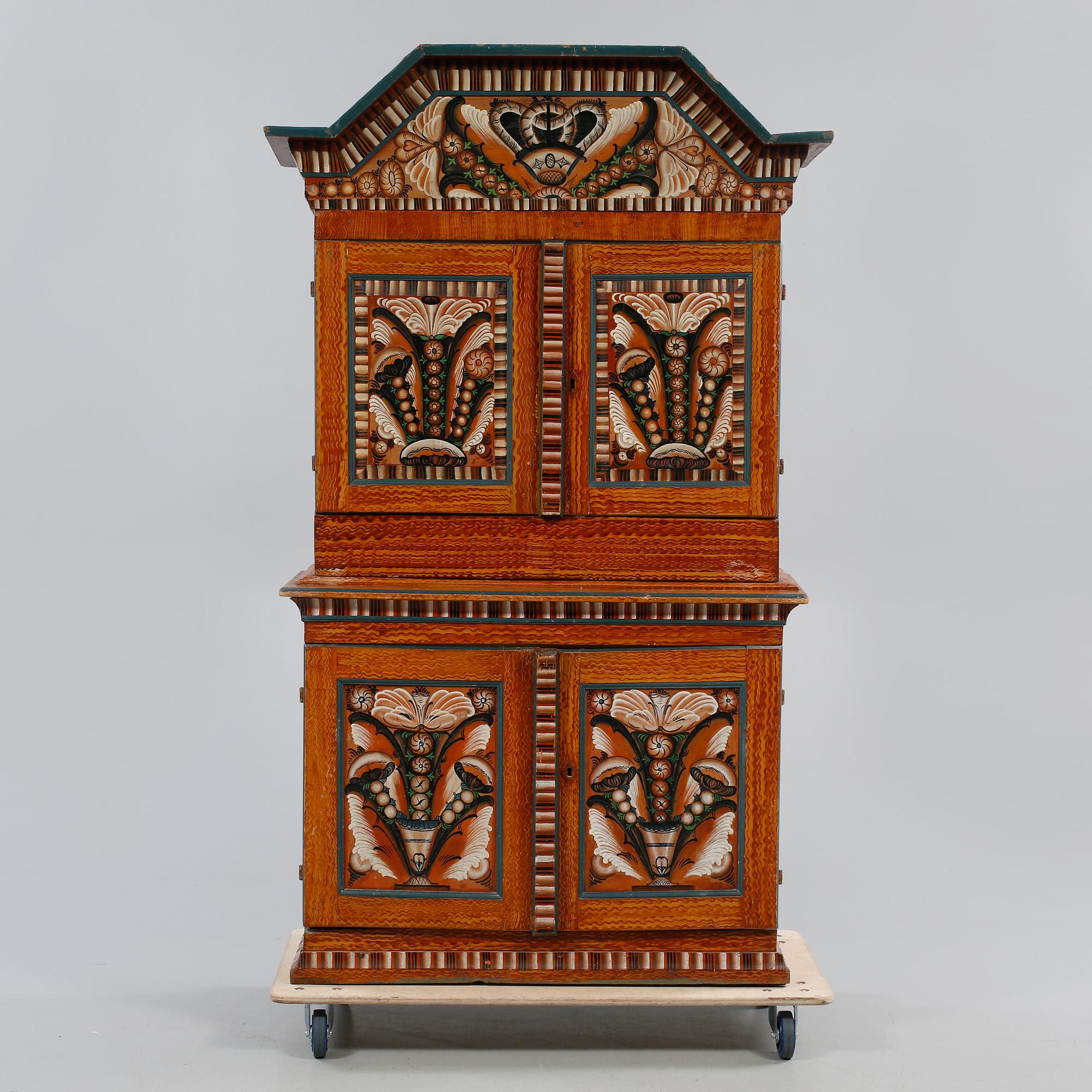 SKÅP, allmoge, 1800-tal.