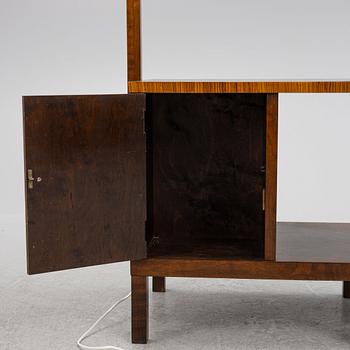 Bord med lampa, funkis, 1930-tal.