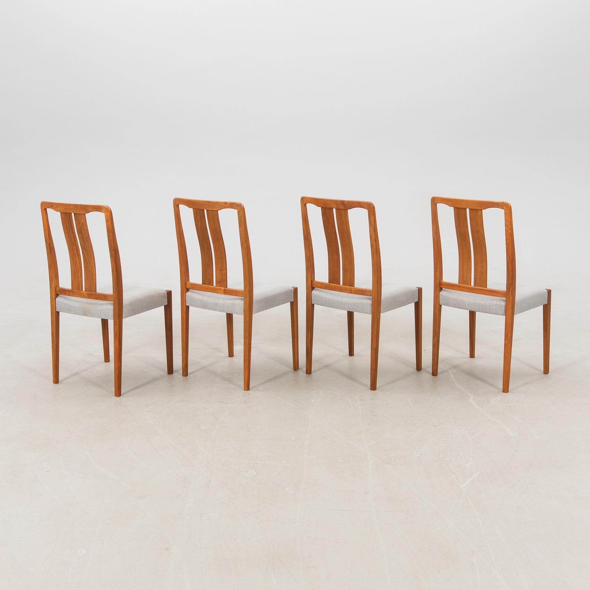 LBG group (Leif & Bengt Troedsson) "Rimbo" chairs, 4 pieces, late 20th century.