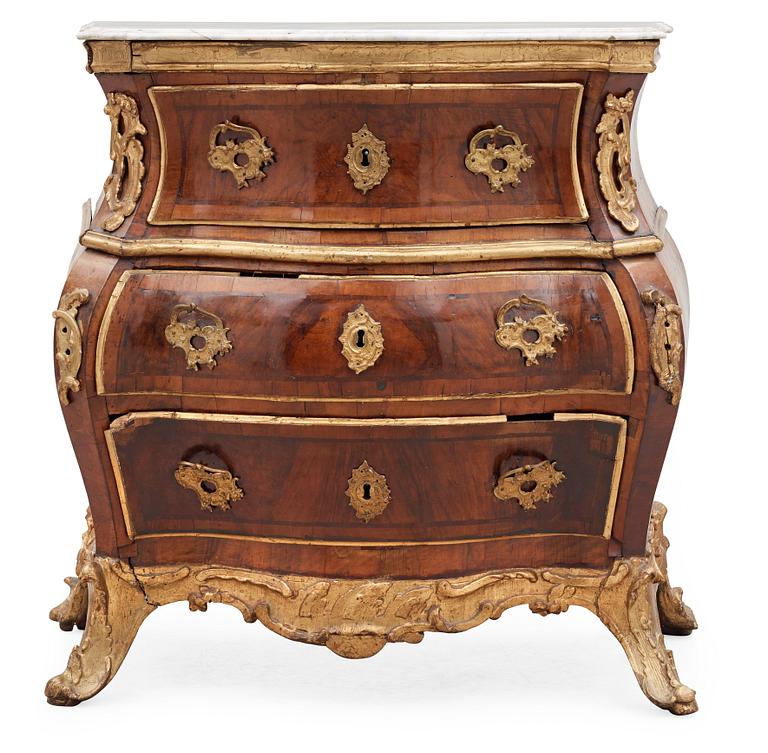 A Danish Rococo 18th century commode.