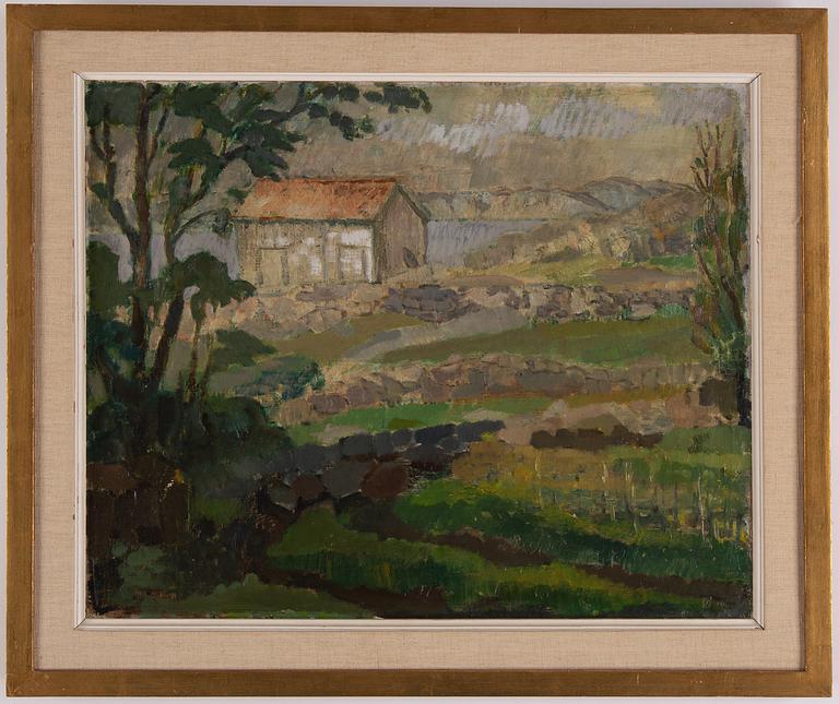 Nisse Zetterberg, oil on canvas, signed and dated -46.