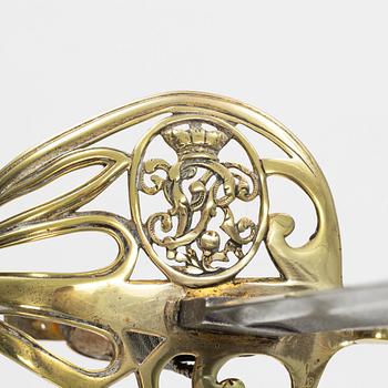 Two 19th Century sabres, Fraench and British.
