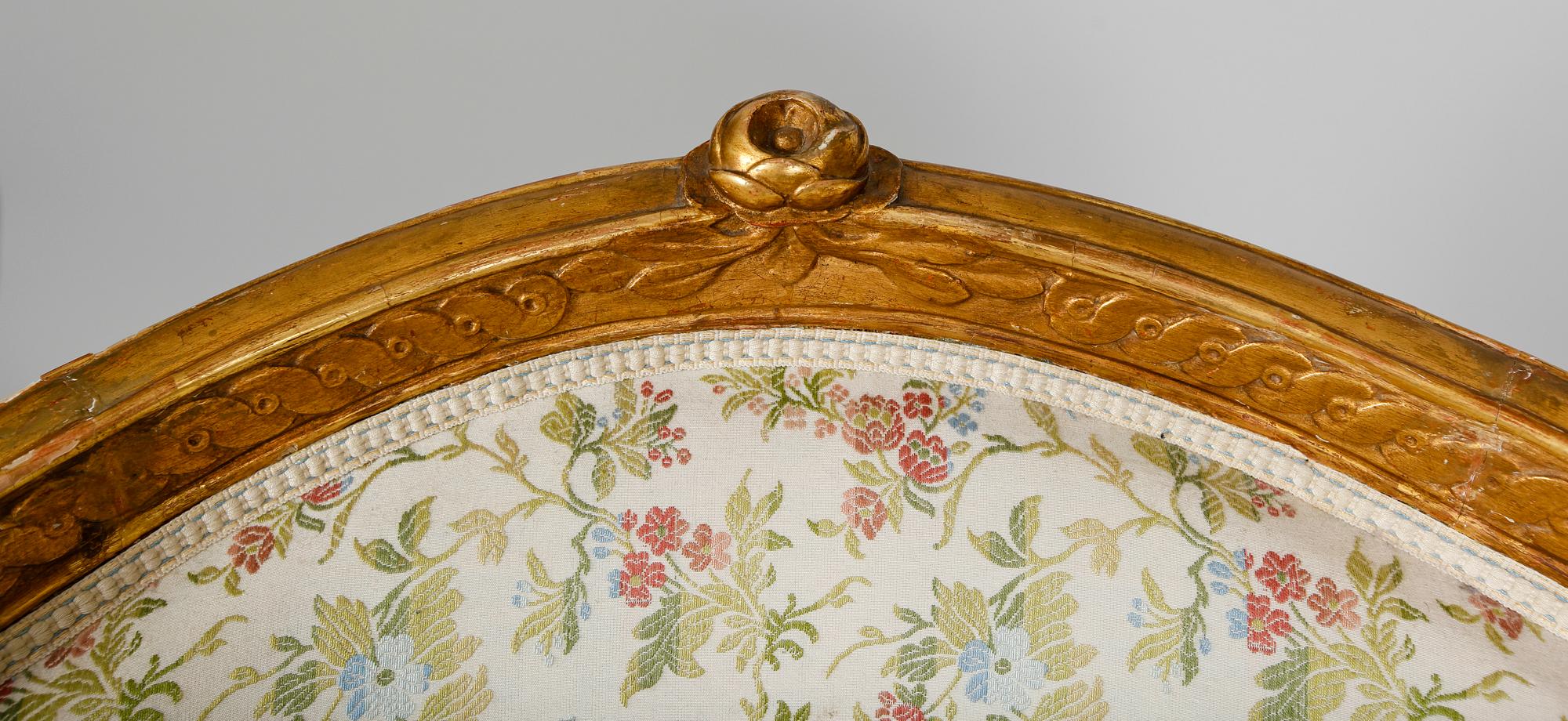 BERGÈRE, gustaviansk, 1700-tal.