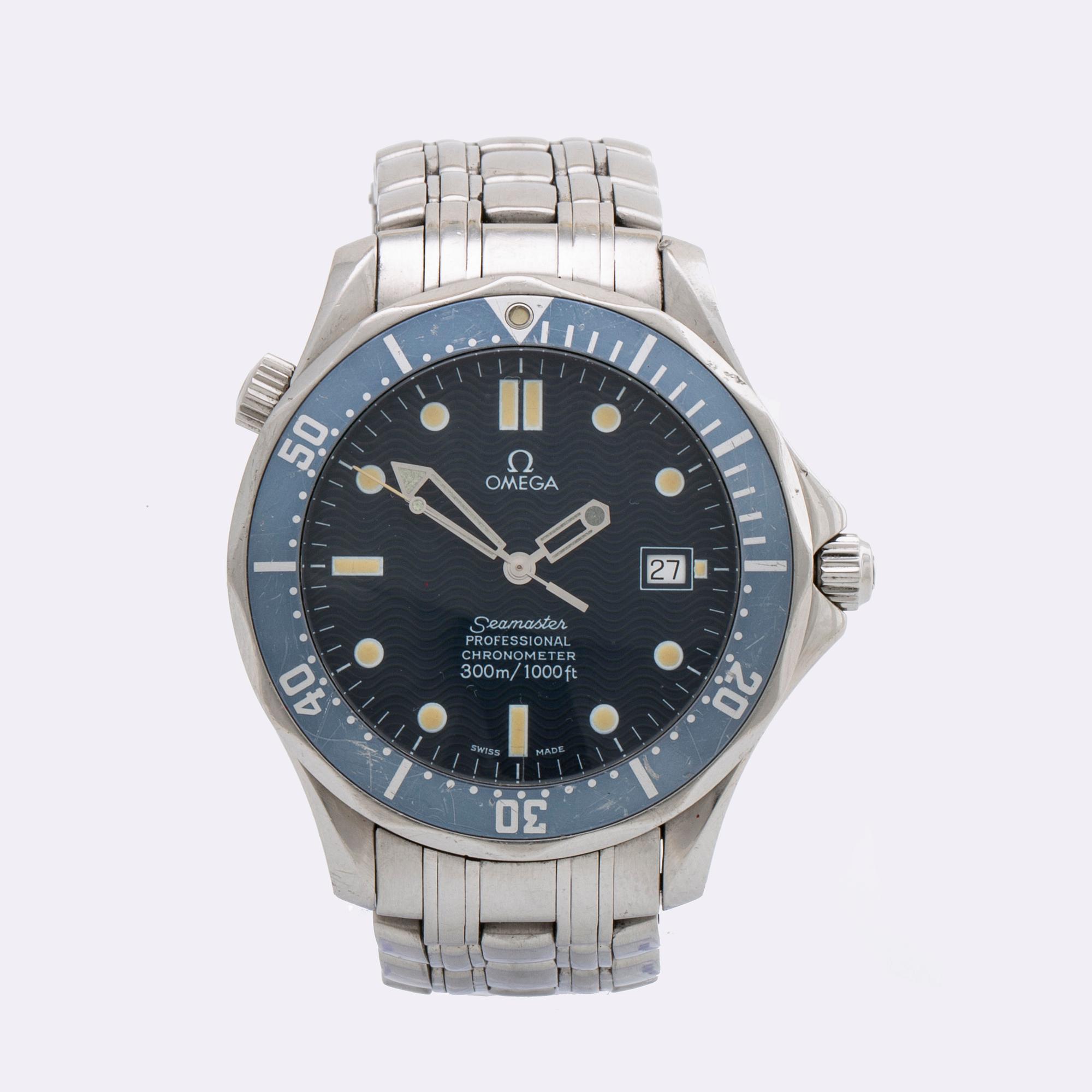 OMEGA, Seamaster, Professional, Chronometer, wristwatch, 41 mm.