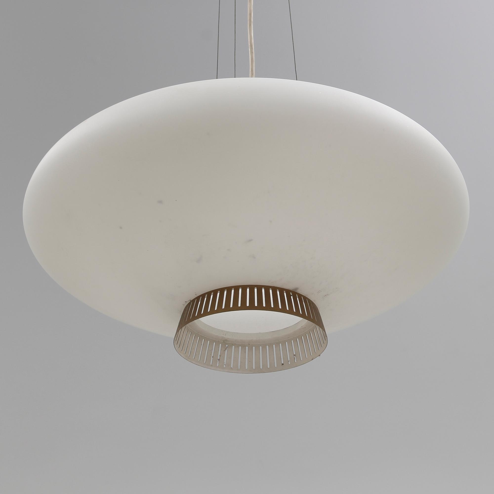 TAKLAMPA, ASEA Belysning, 1900-talets andra hälft. Höjd ca 25 cm.