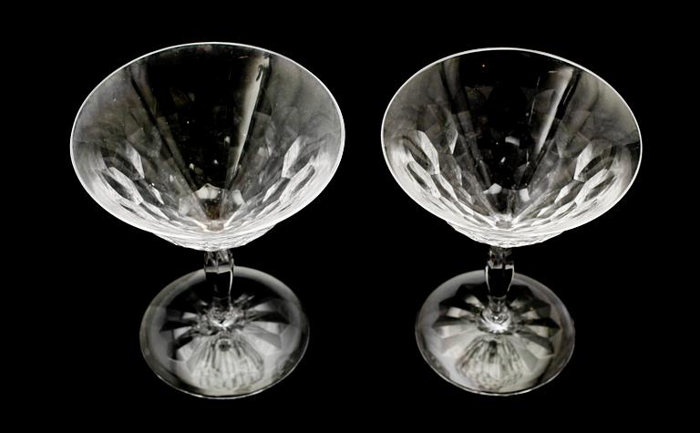 COCKTAILGLAS, 7 st, "Gate", Simon Gate, Orrefors.