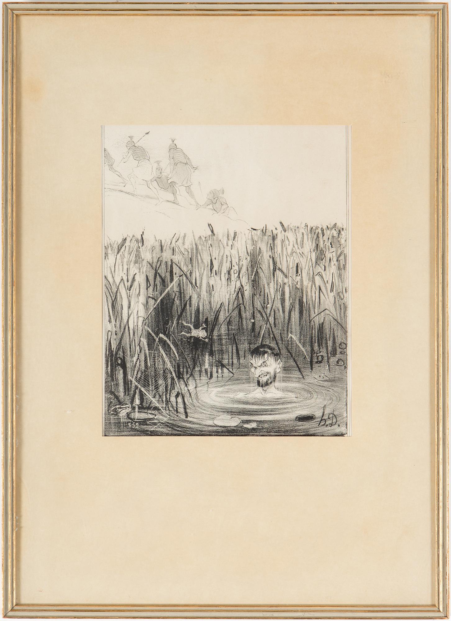 A set of four lithograph by HONORÉ DAUMIER.
