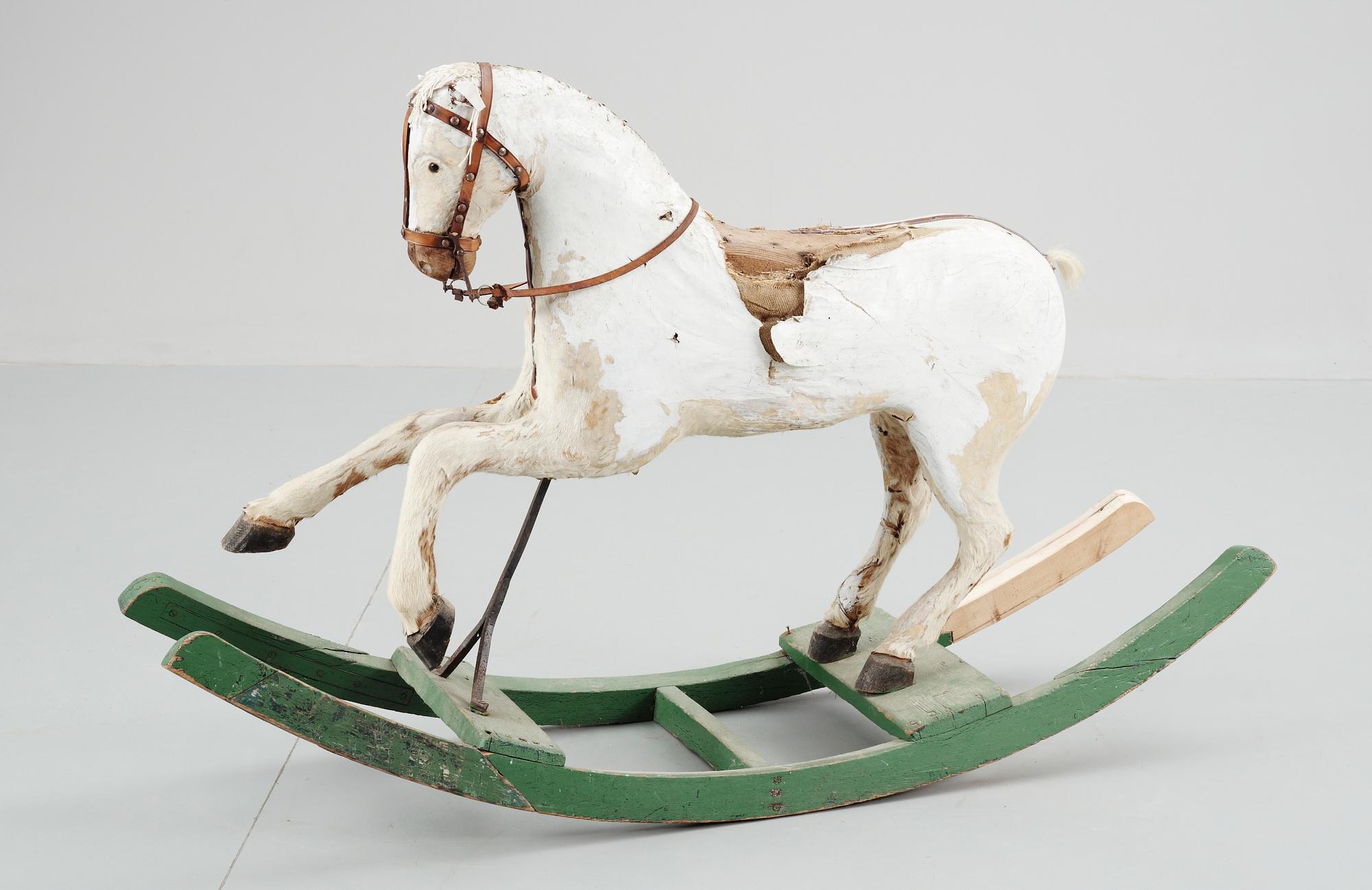 GUNGHÄST, trä, 1800-talets senare del.