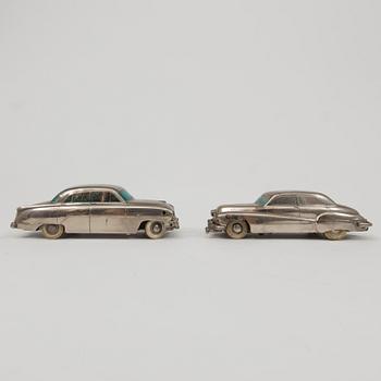 Four Prämeta toy cars Germany 1950s.