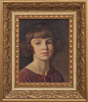 OKÄND KONSTNÄR, på pannå. Monogramsignatur TBWA. 1920/30-tal.