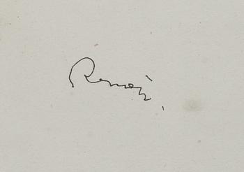 PIERRE-AUGUSTE RENOIR,litografi. Stämpelsignerad.