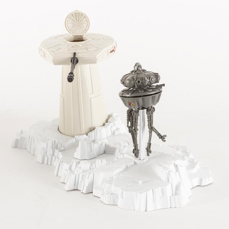 STAR WARS, Imperial attack base, Tauntaun samt Turret and probot playset, Empire Strikes Back, Kenner 1980-tal.