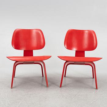 Charles & Ray Eames, a pair of "LCW", Vitra, 2003.