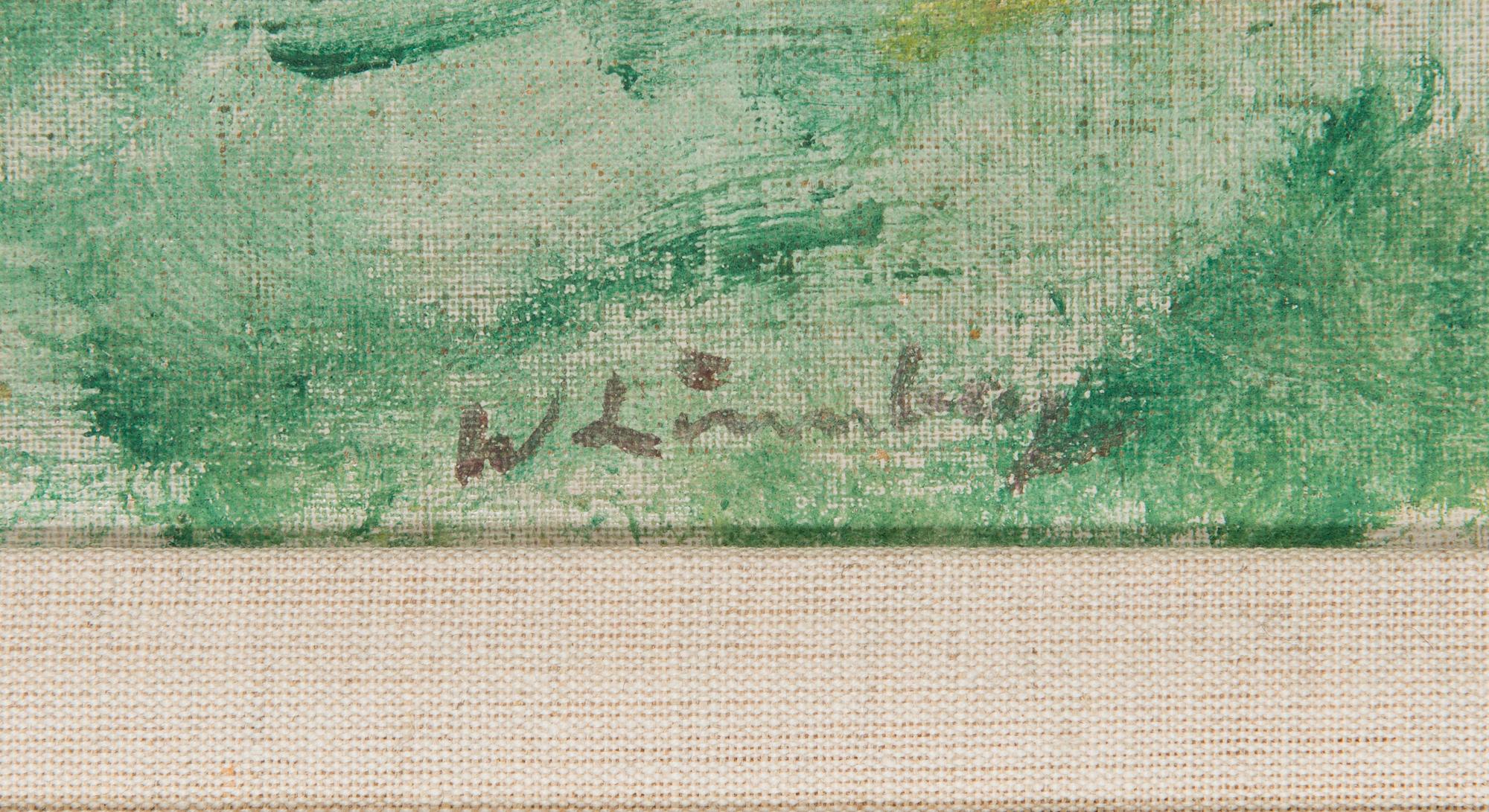 William Lönnberg, öljy kankaalle, signeerattu.