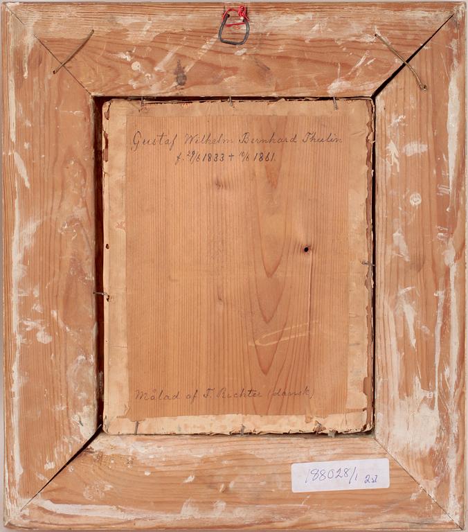 OKÄND KONSTNÄR 1800-TAL, ett par, pastell, tillskrivna F Richter, Danmark.