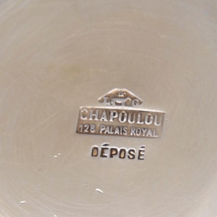 TWO CUPS, 950 silver, Jules Ladoucette & Pierre Gavard (1869 -1886), France. Weight 291 g.