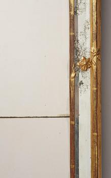 A rococo giltwood mirror, Stockholm, later part 18th century.