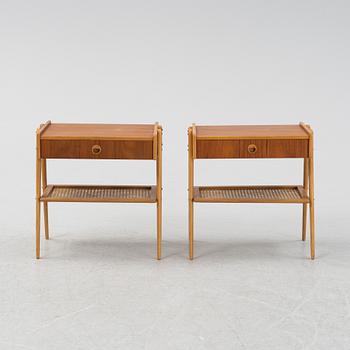 Sängbord, ett par, 1950/60-tal.