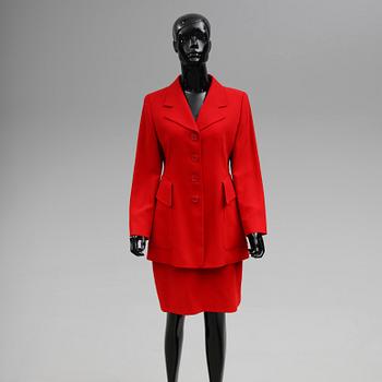 DRÄKT, 2 delar, Escada, sent 1980-tal.