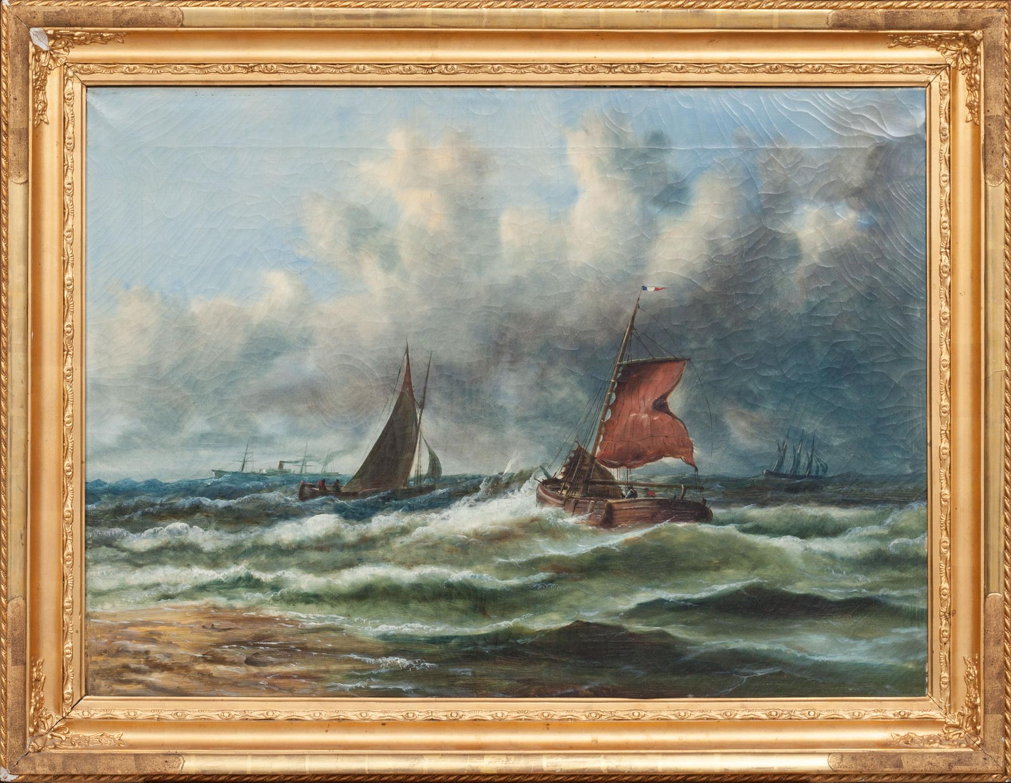 OKÄND KONSTNÄR, olja på duk, 1900-talets första hälft.