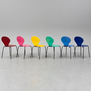 Six 'Rondo' chairs by Erik Ole Jorgensen.