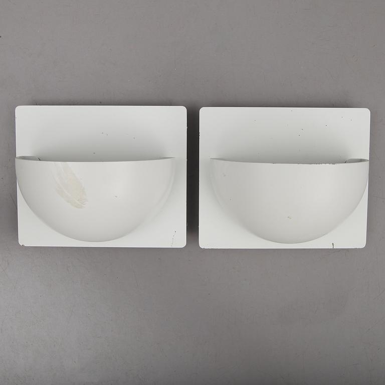 VÄGGLAMPOR, 2 st, Alfred Homann, Louis Poulsen, 1900-talets senare del.