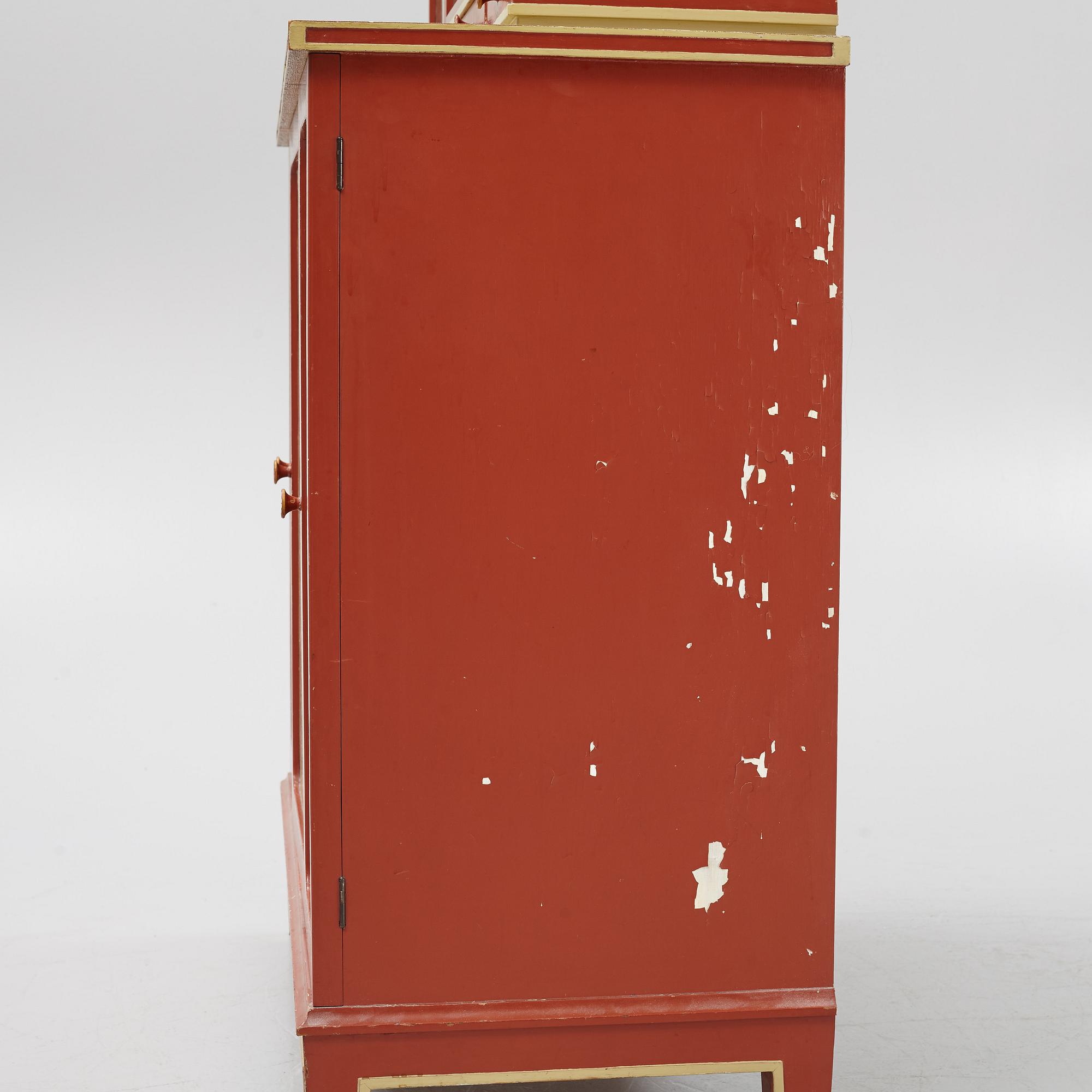 Axel Larsson, vitrinskåp, 1930-40-tal.