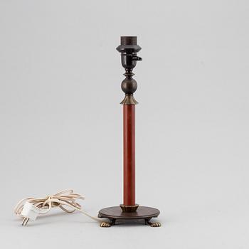 EINAR BÄCKSTRÖM, bordslampa, Bäckströms Malmö, 1930-tal.