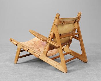 A Borge Mogensen "Hunting Chair" by Erhard Ramussen, Copenhagen 1950-60's.