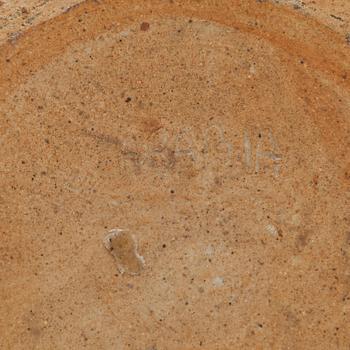 Paul Envalds, skålar, 2 st, chamotte, signerade PE, Arabia. 1960-70-tal.