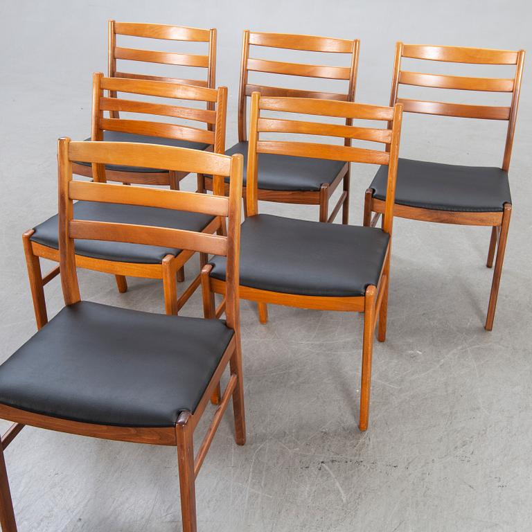 Stolar, 4 plus 2 st, Sverige, 1960-tal.